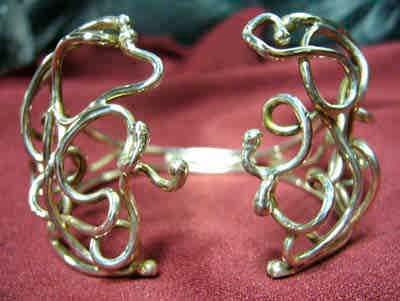 Multiple Wire Open Bracelet