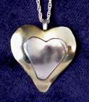 Heart on Heart Necklace