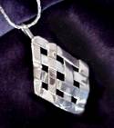 Woven Diamond Necklace